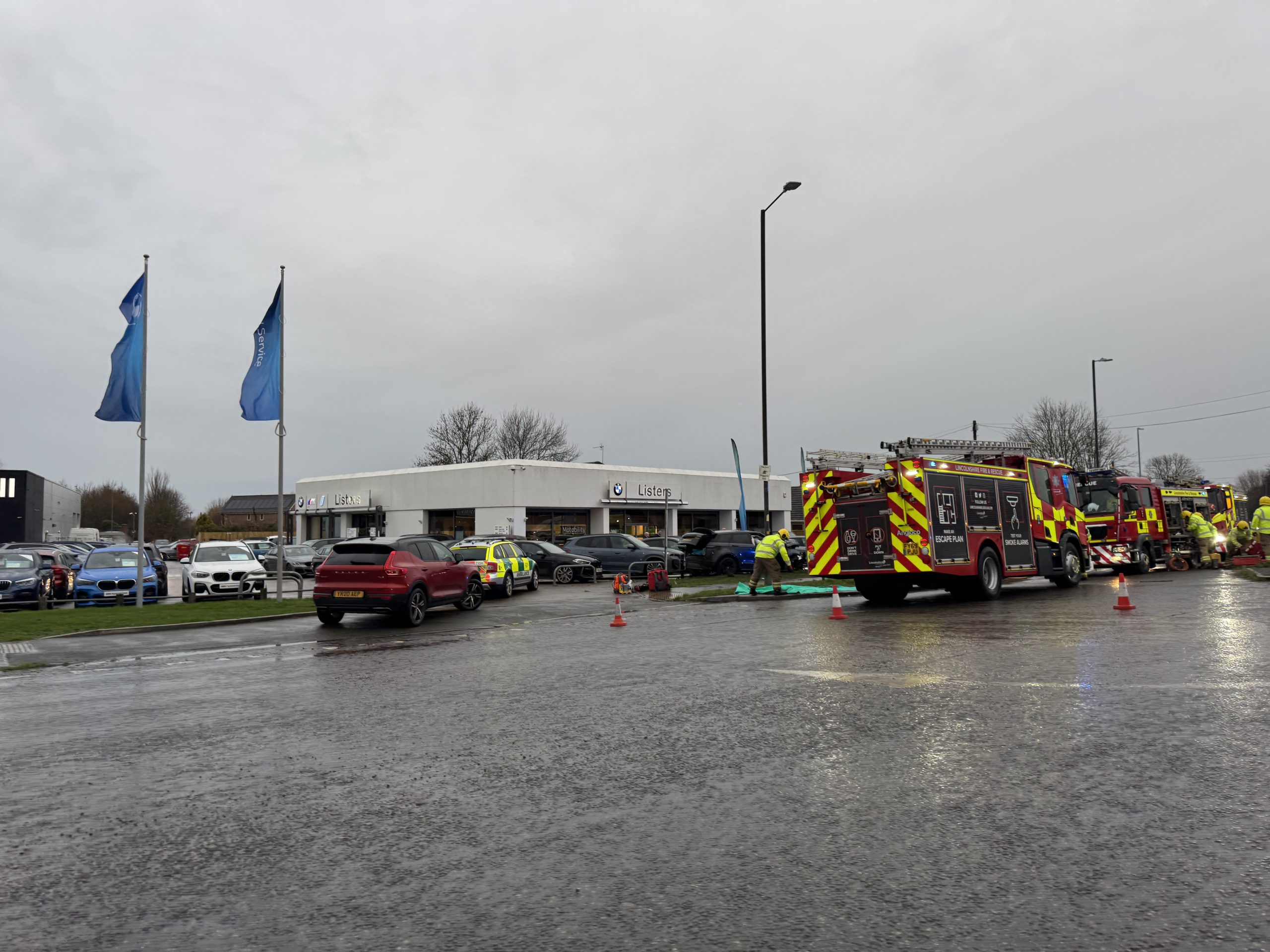 Emergency services attend incident on Sleaford Road