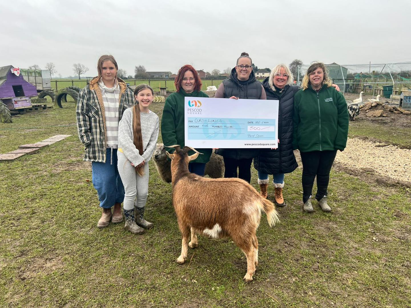 Festive Cheer Spread with Charity Donations from Santa’s Grotto