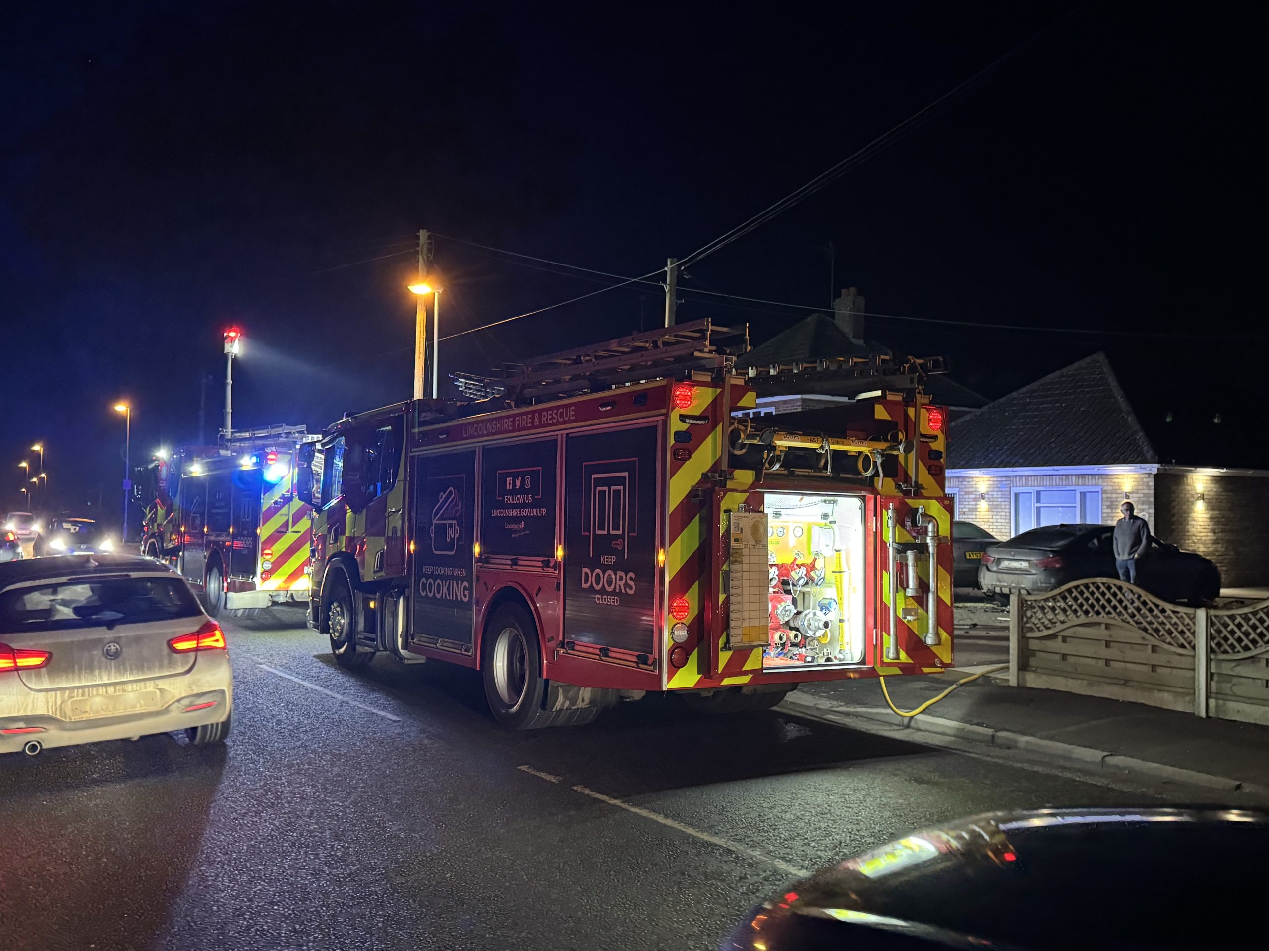 Fire and Police attend incident on Kingsway