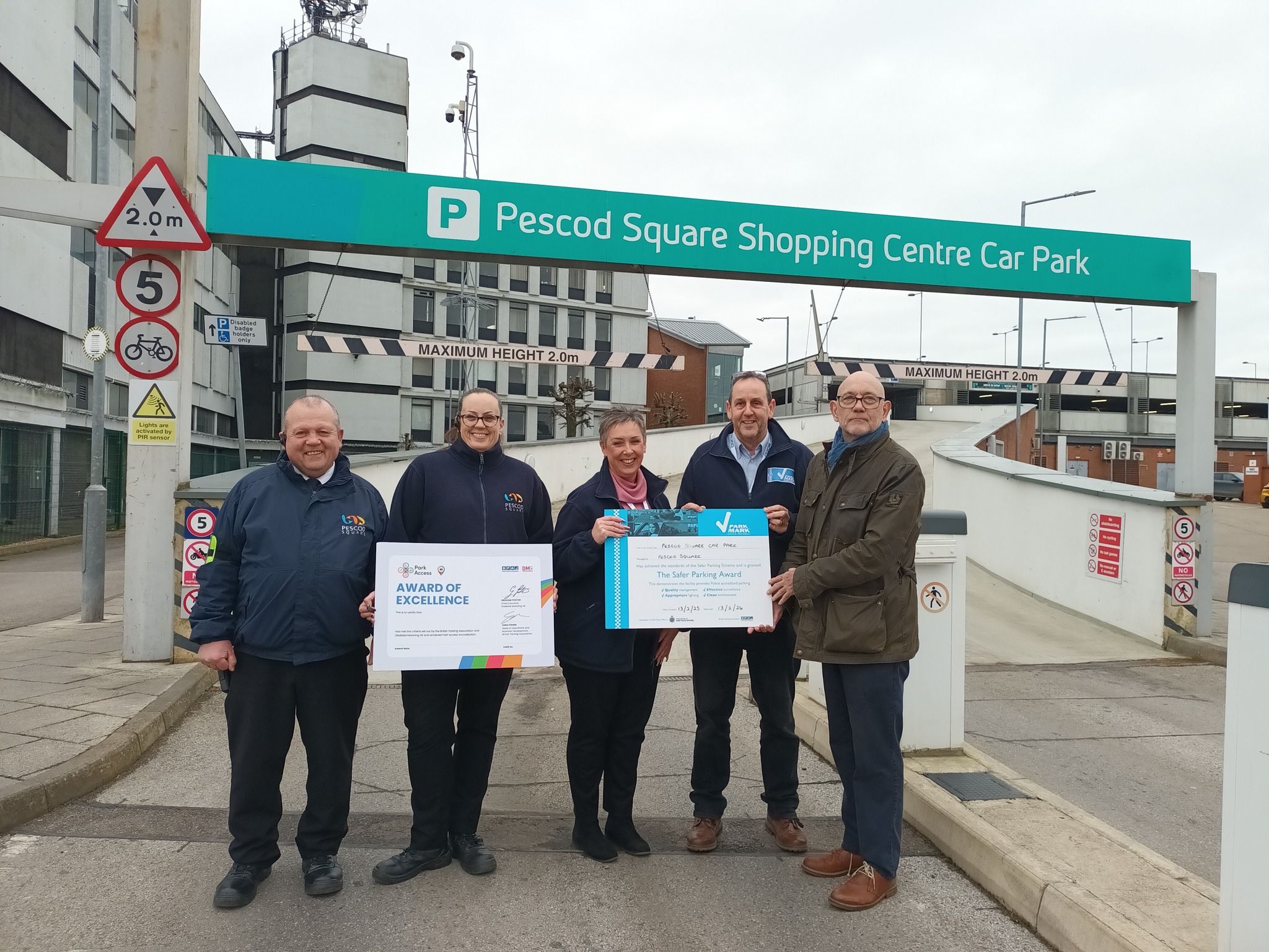 Pescod Square Car Park Receives Prestigious Safety Awards