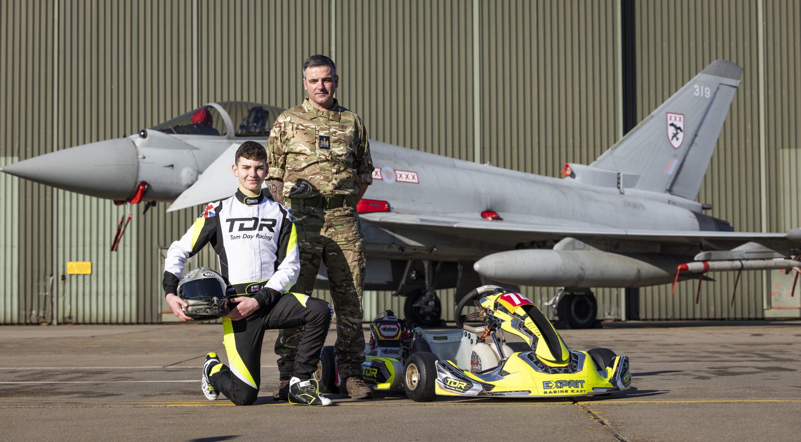 RAF Engineering sponsors Coningsby kart racer