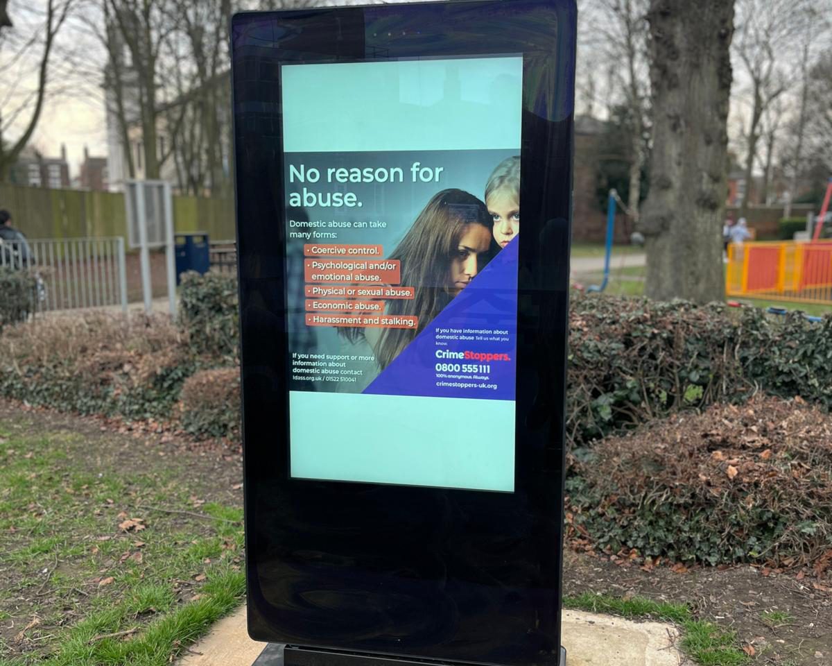 Boston Borough Council’s new digital display screens
