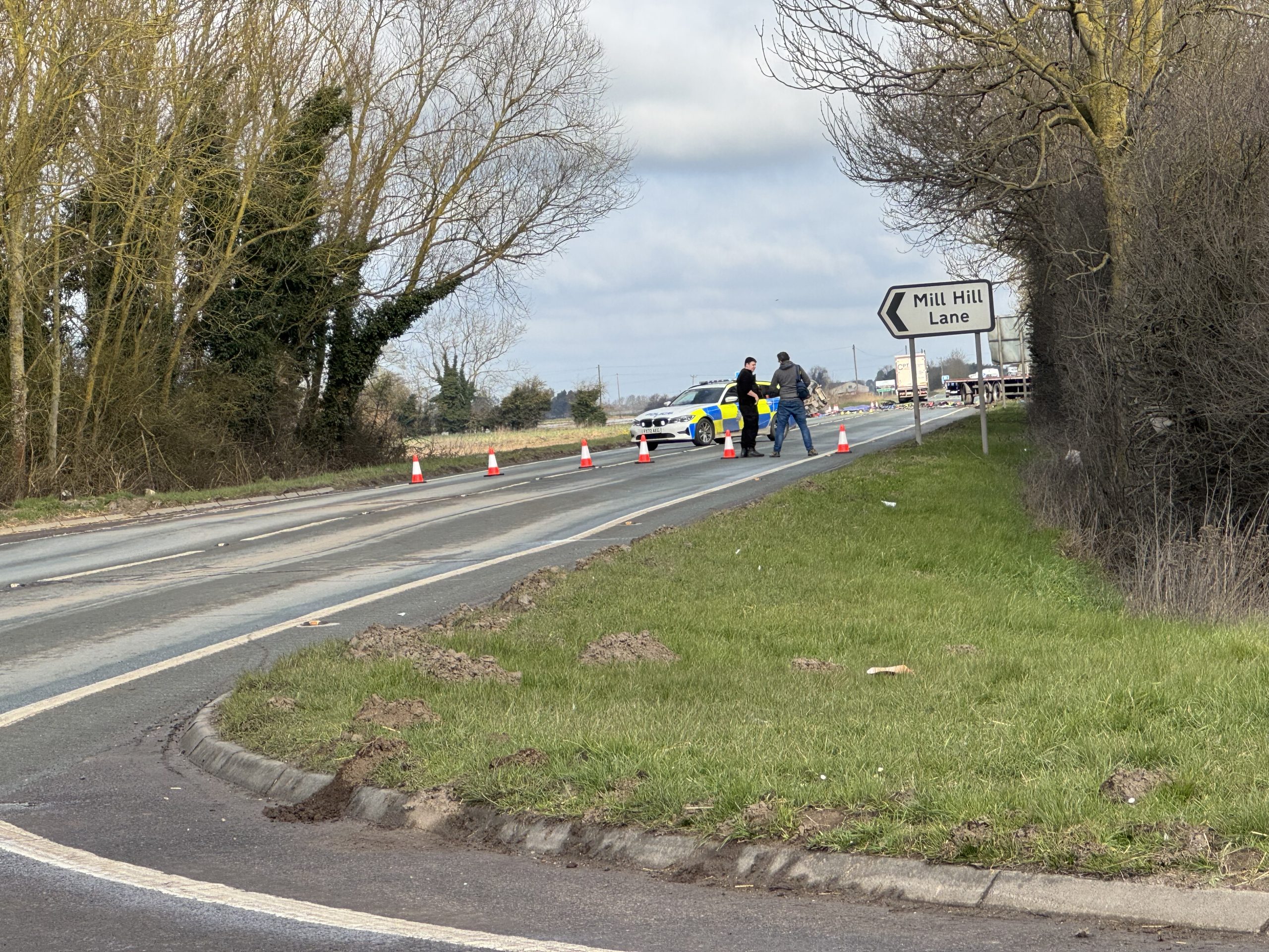 Part of busy A17 closed following serious RTC