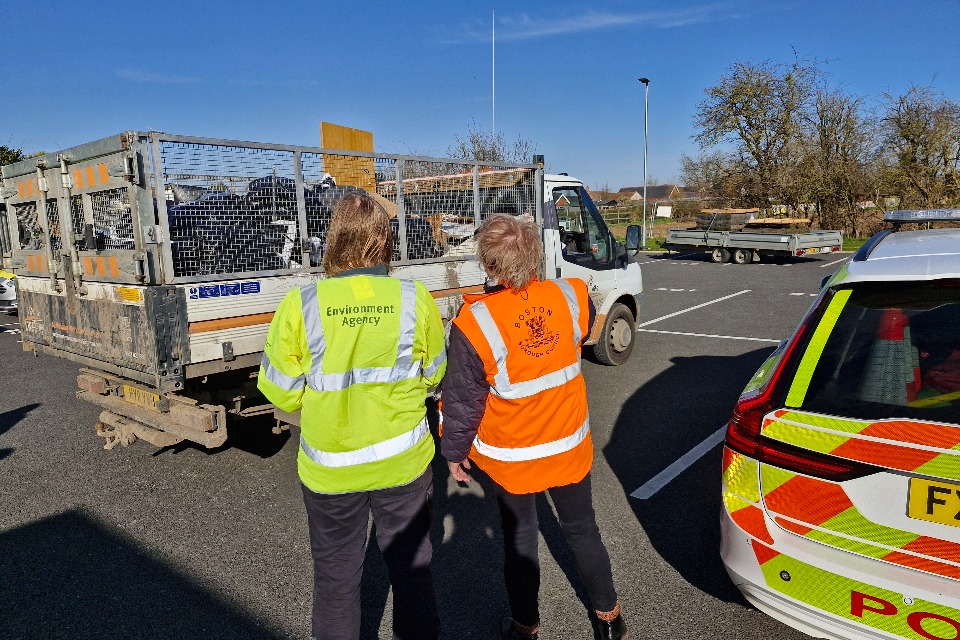 Operation Clean Sweep tackles waste crime in Lincolnshire