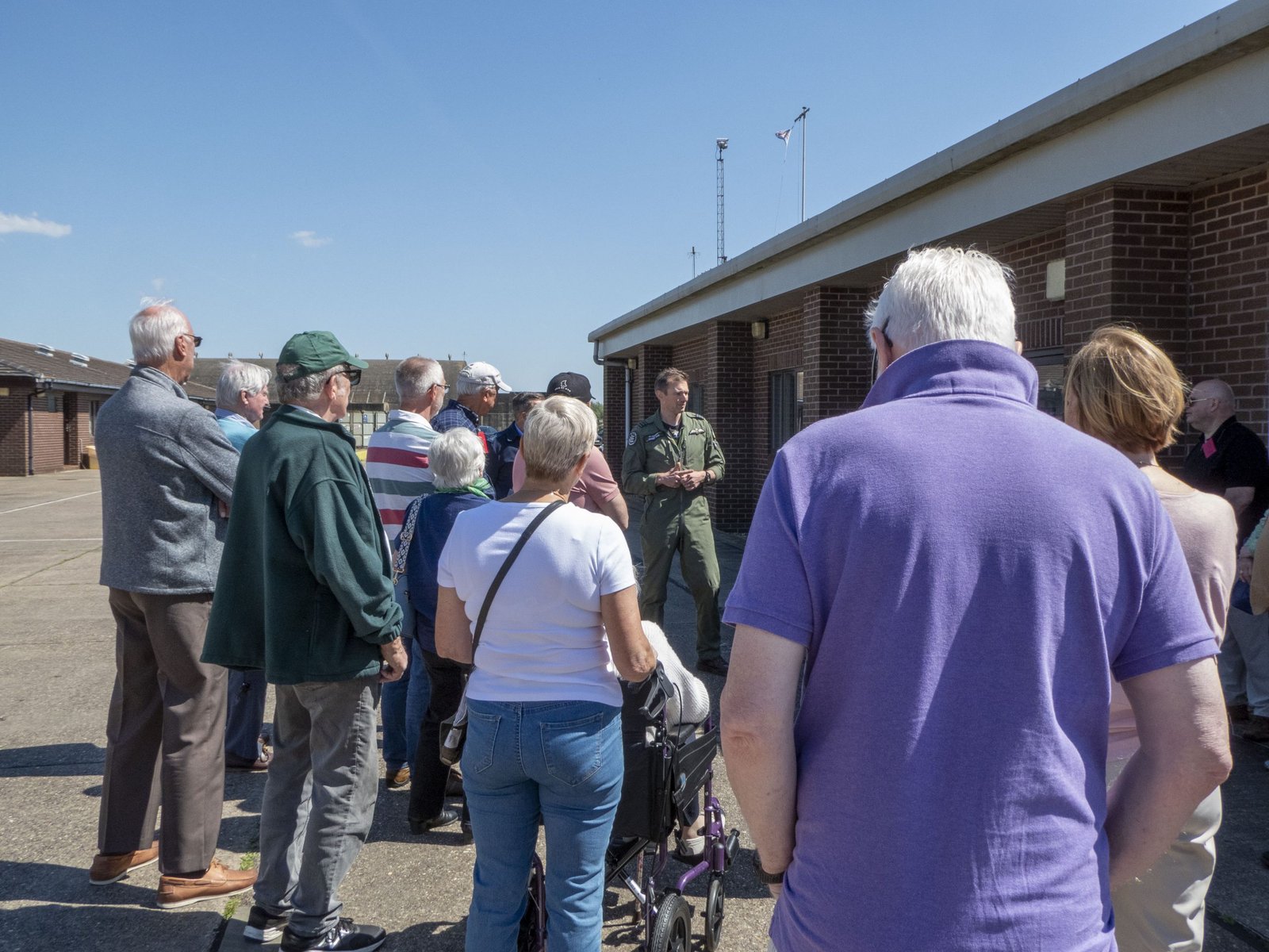 No. 3 Fighter Squadron visitor recalls VE Day
