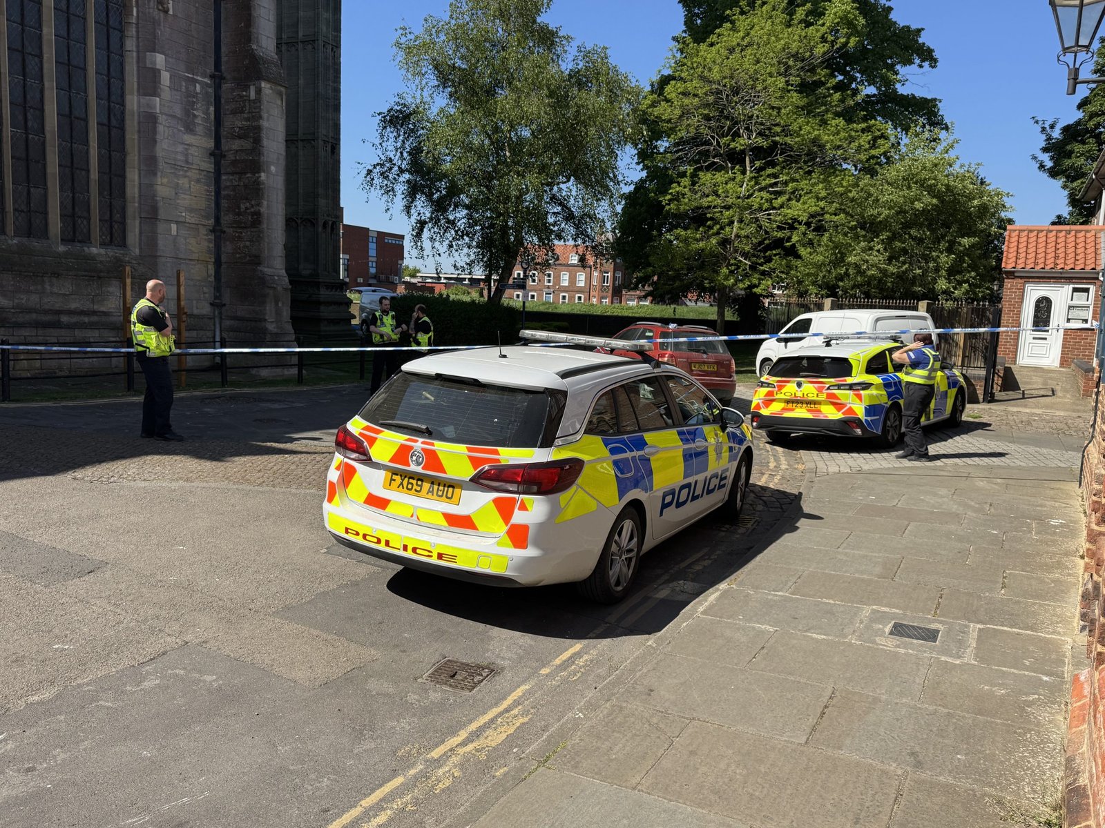 Police discover deceased body in town centre