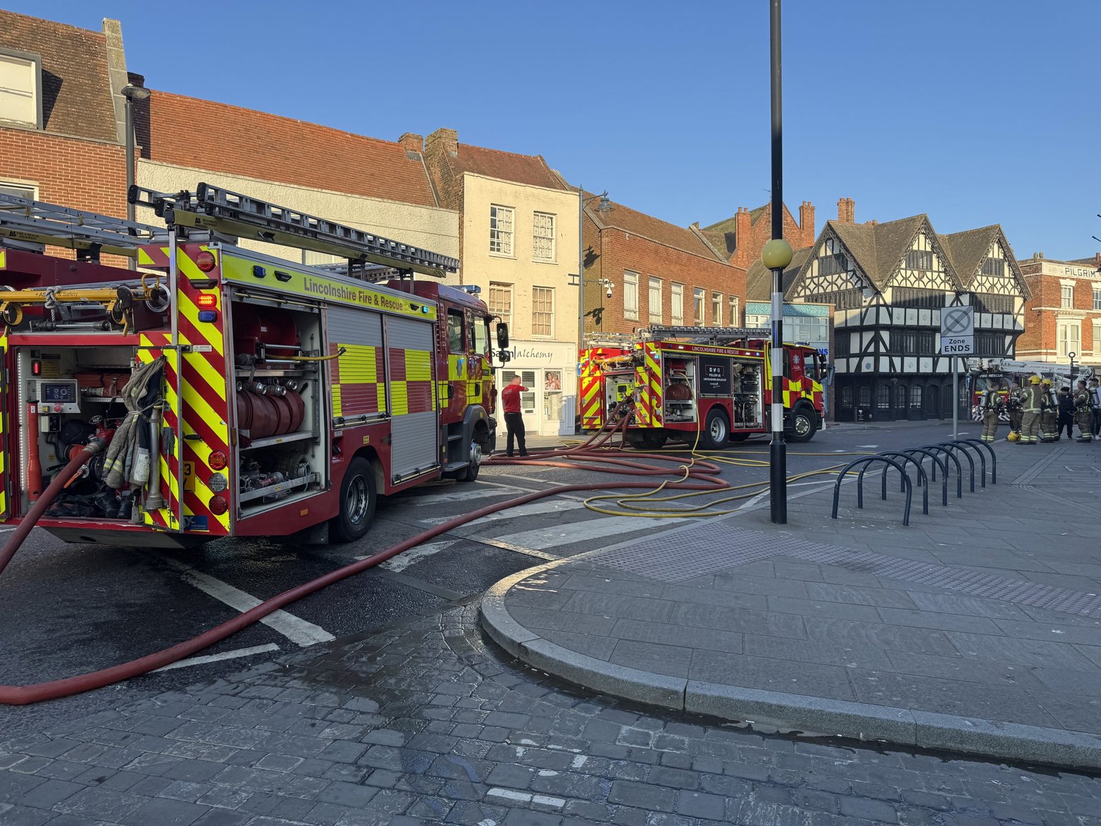 Cause identified of town centre blaze