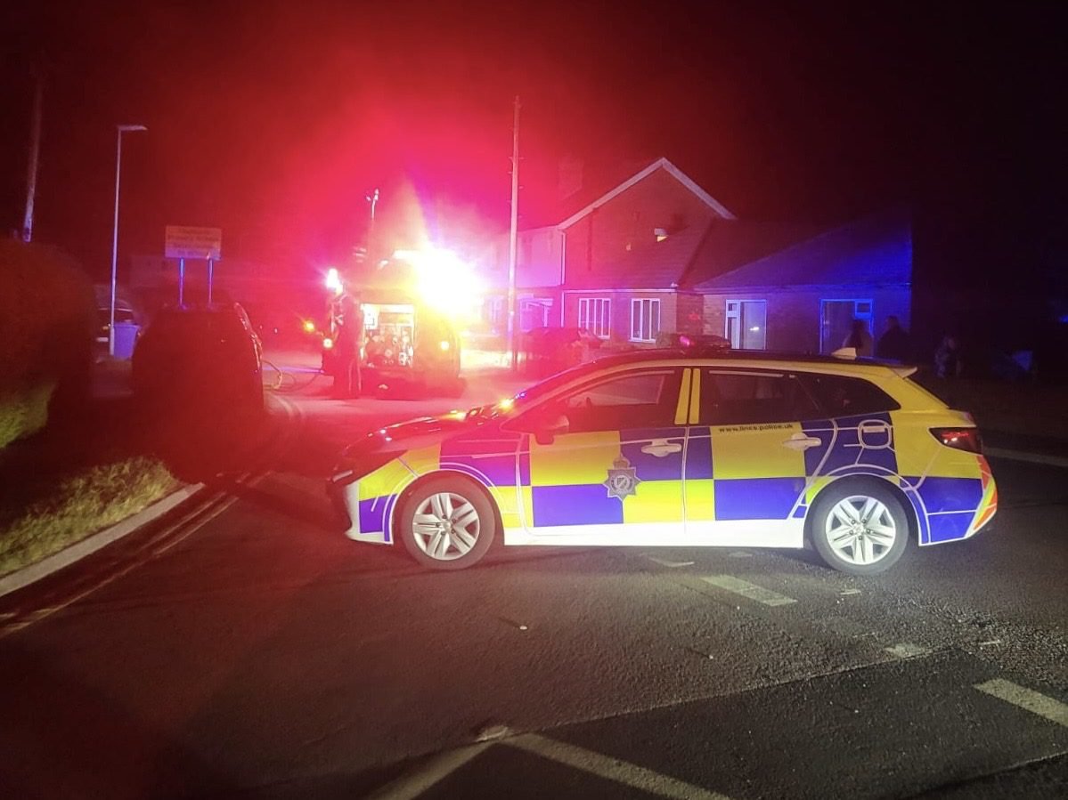 Emergency Services Attend Early Morning Car Fire on Residential Street