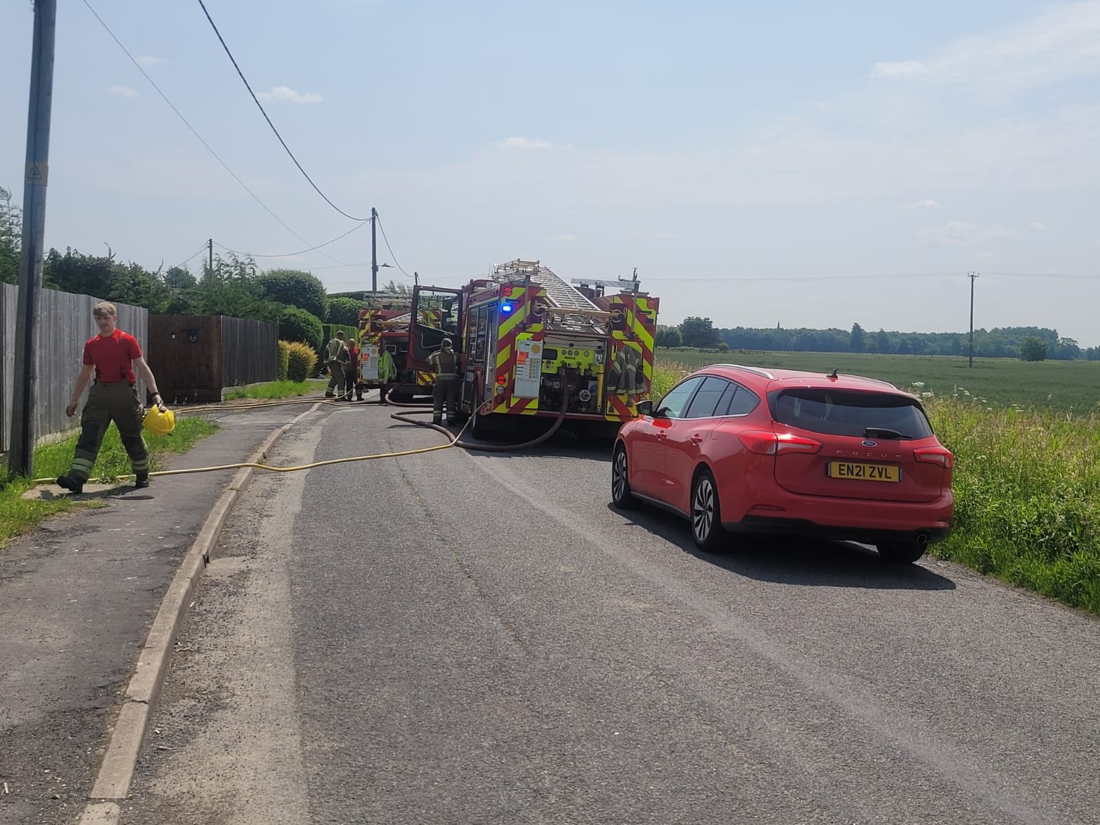 Two Building Fires attended by Fire and Rescue Service