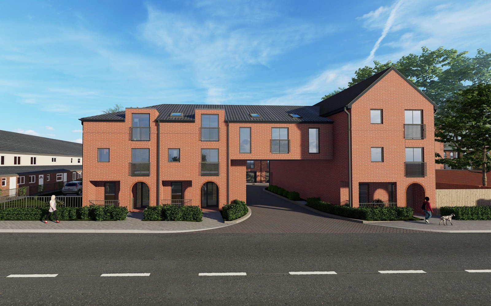 Boston Riverside Landscape Design Green Light for Riverside Regeneration as Nine New Townhouses Approved ...