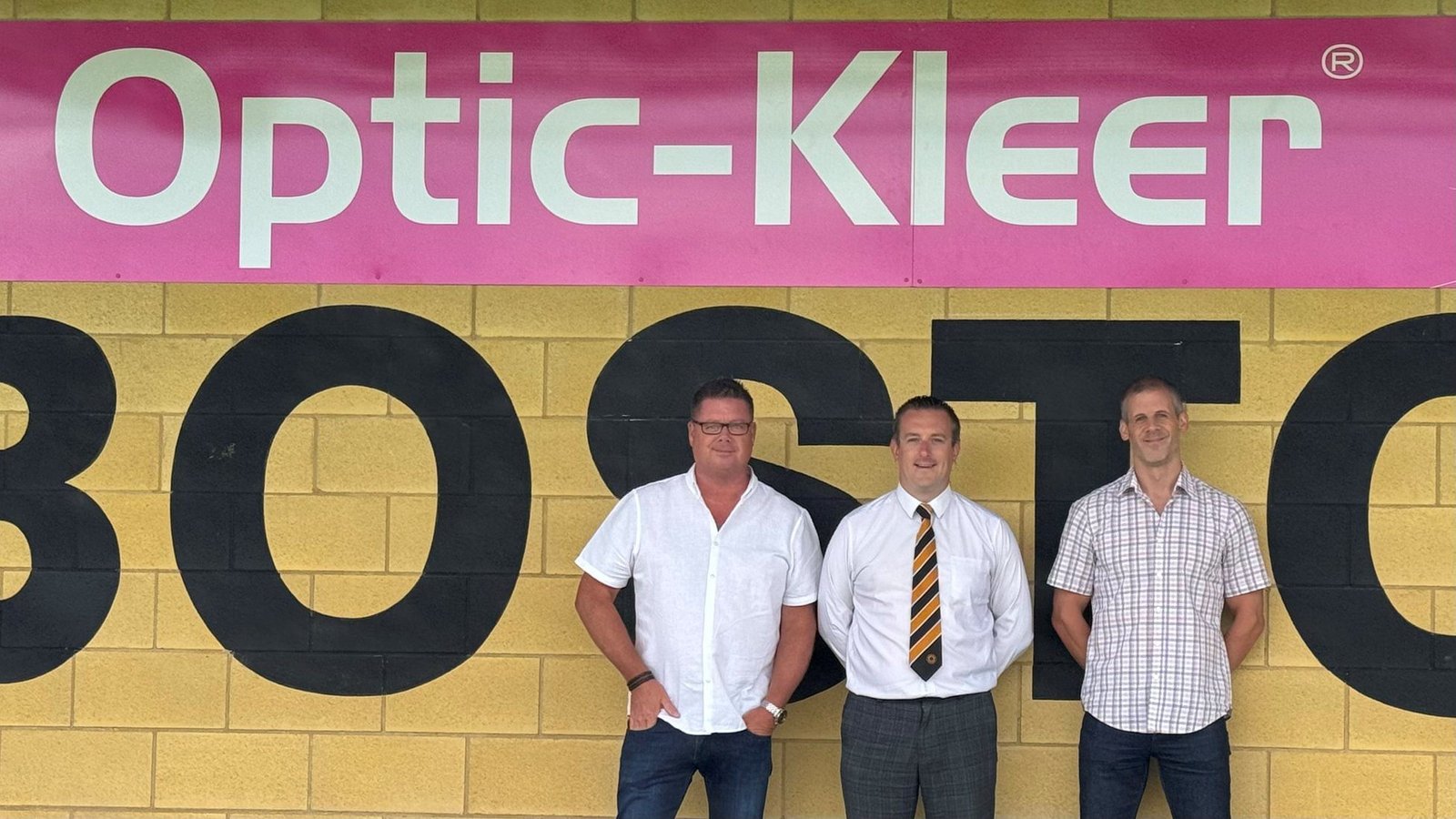Boston United confirm Optic-Kleer sponsorship