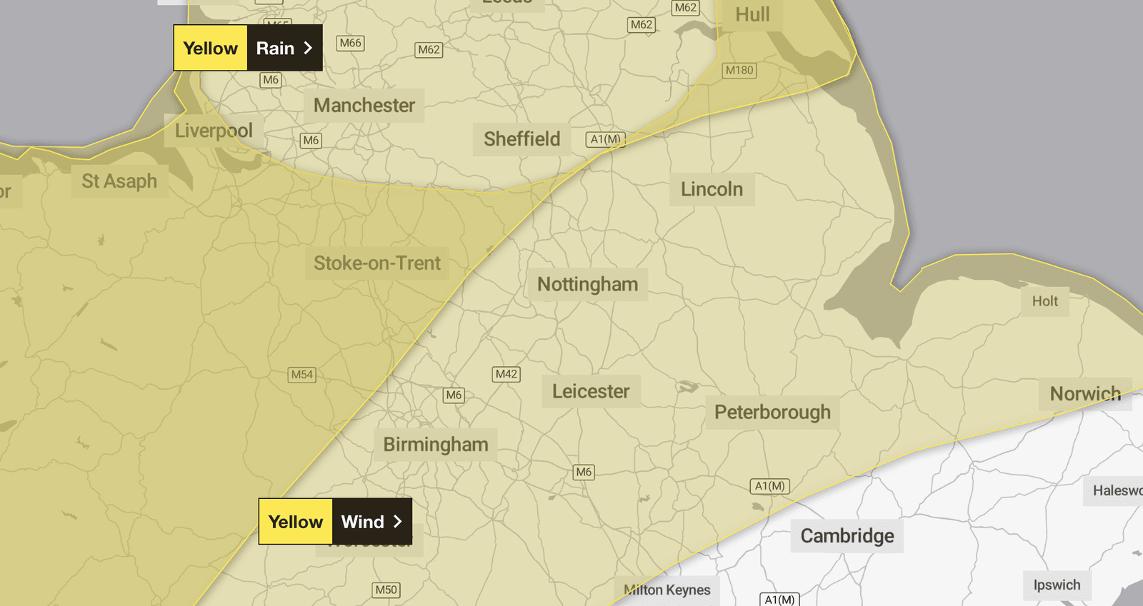 Weather Warnings Issued as Wind and Rain Set to Hit Lincolnshire This Weekend