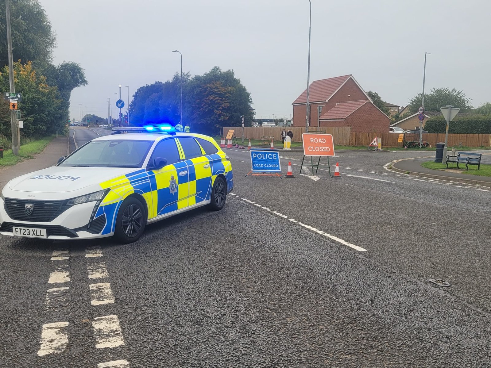 Motorcyclist and Pedestrian injured in A16 collision