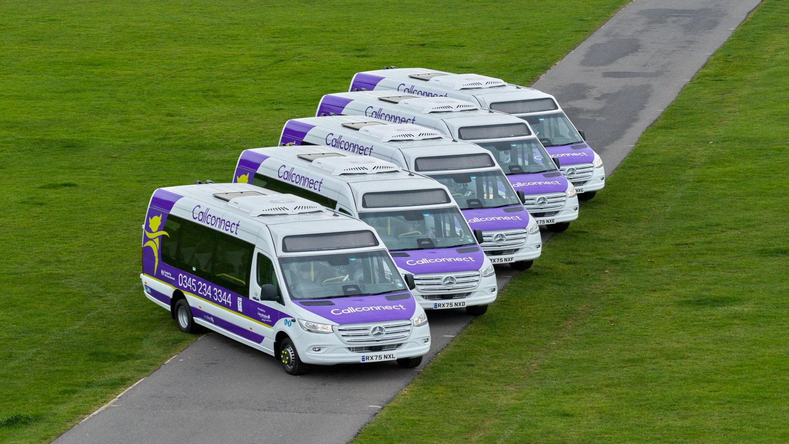 New Mercedes Callconnect buses get going in Lincolnshire