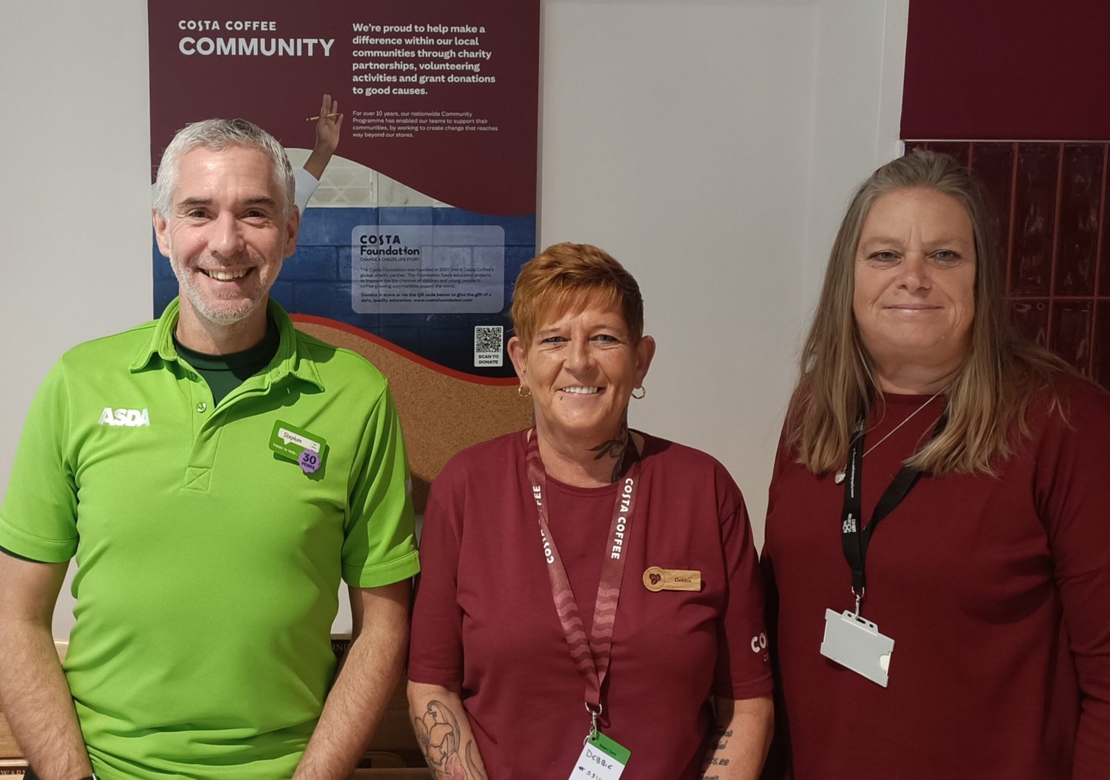 New breakfast club to launch thanks to partnership between Royal Voluntary Service, Costa Coffee and Asda