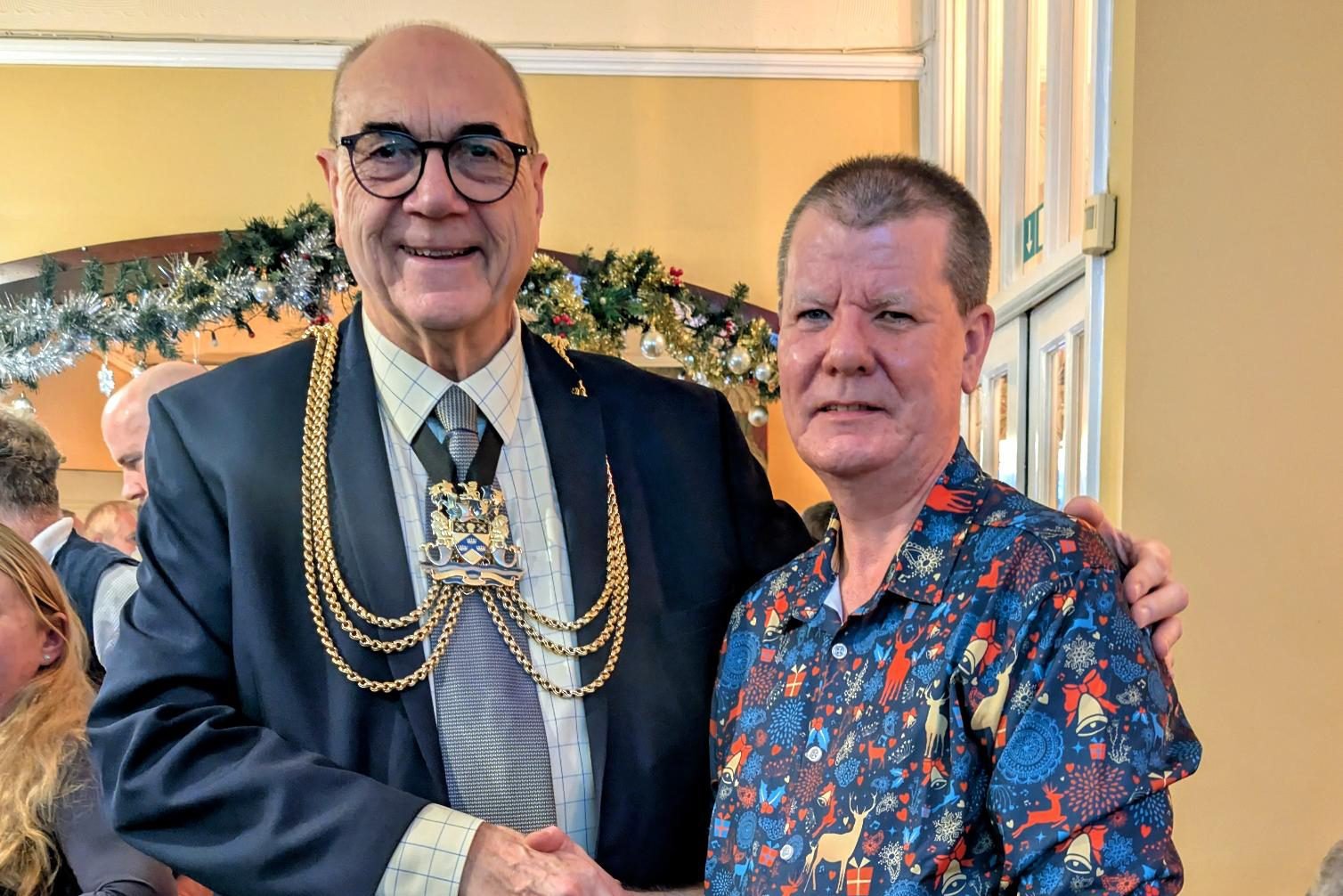 Fundraising boost for Mayor’s chosen causes thanks to the generosity of the people of Boston Borough