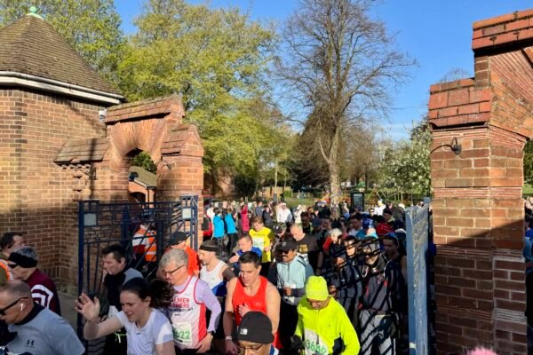 The 5k, Fun Run, begins in Central Park, Boston The 5k, Fun Run, begins in Central Park, Boston